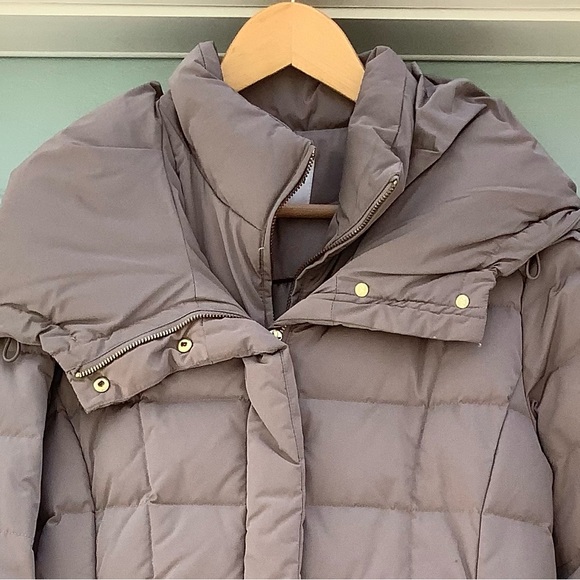 Cole Haan Taupe Puffer Coat - Picture 5 of 10